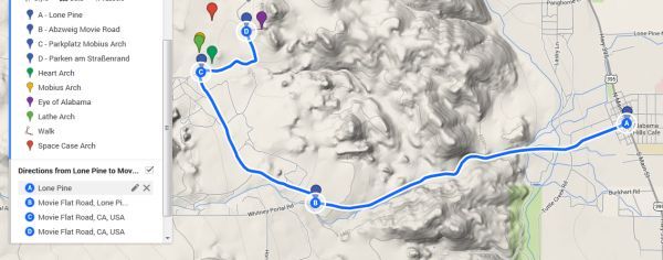 Foto Spots Alabama Hills