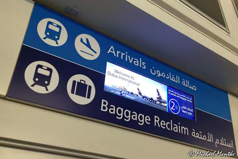 Ankunft Dubai