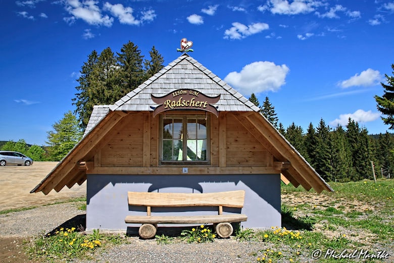 Martin Heidegger Rundwanderweg bei Todtnauberg - Hütte am Radschert