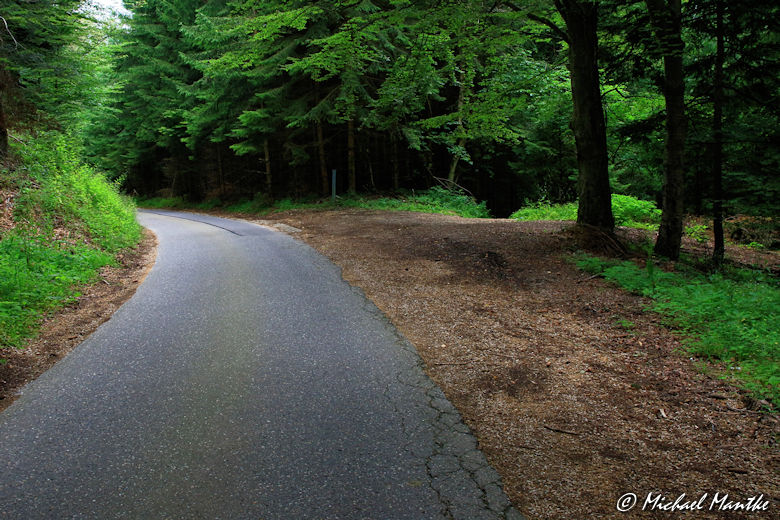 Abzweig von der Straße