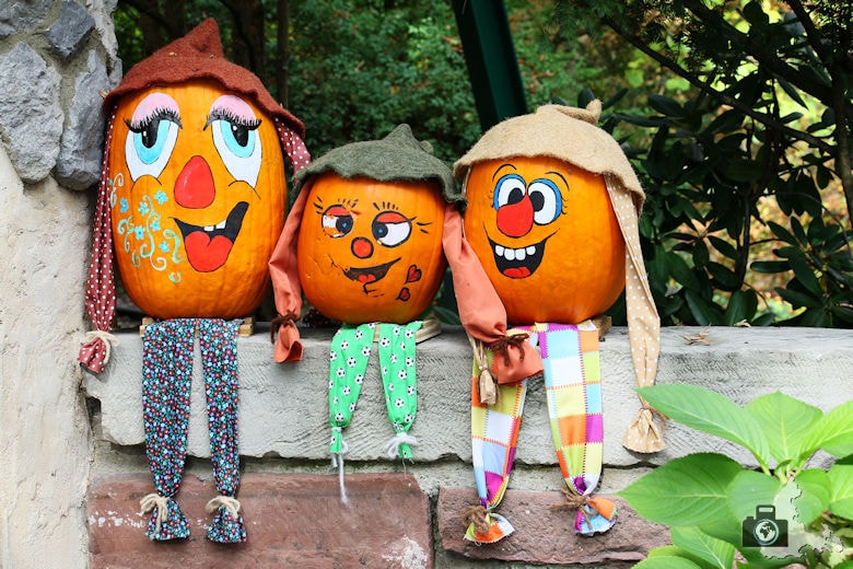 Kürbisse zu Halloween im Europa-Park
