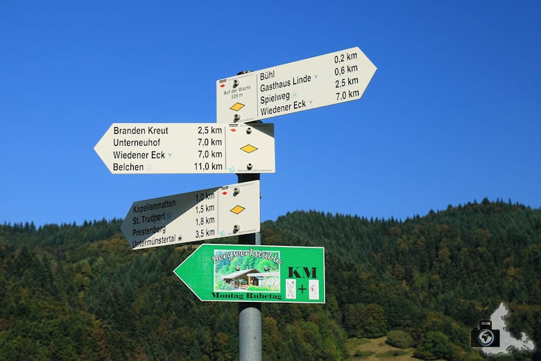 Rundwanderweg St. Trudpert im Münstertal - Wegweiser