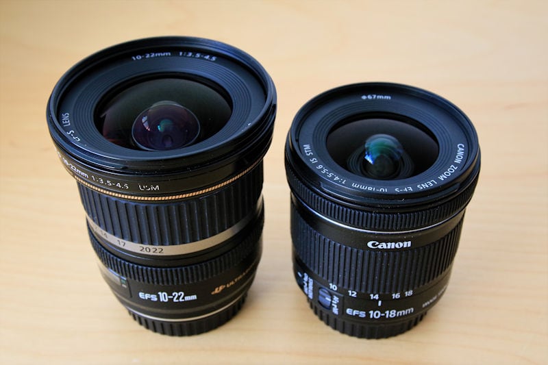 Canon 10-22 USM versus Canon 10-18 IS STM