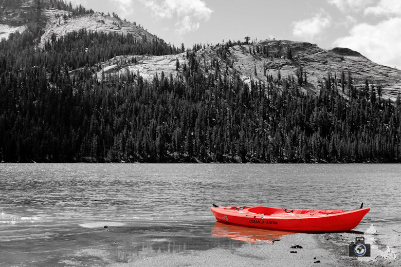 Monochrome Red Fotobearbeitung Beispielbild