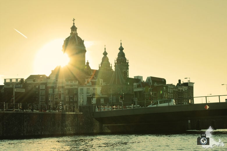 Amsterdam in der Abendsonne