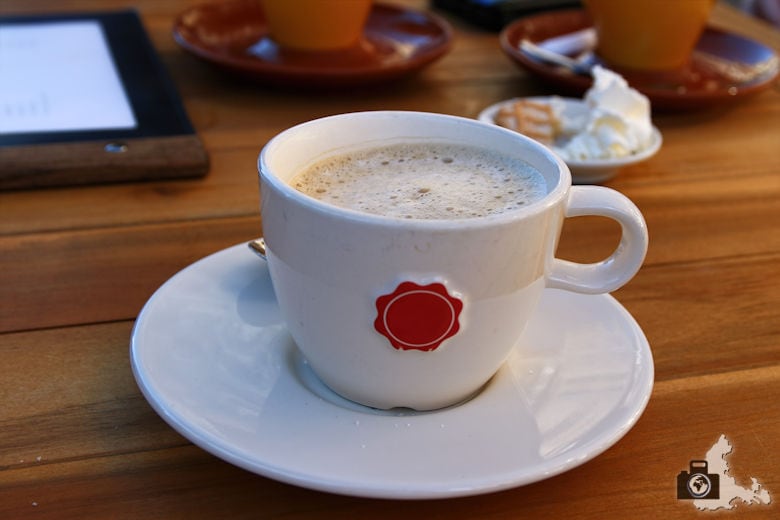Unterwegs in Utrecht in den Niederlanden - Cappuccino