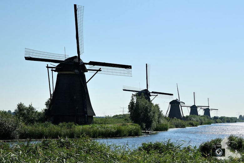 Windmühlen von Kinderdijk in den Niederlanden