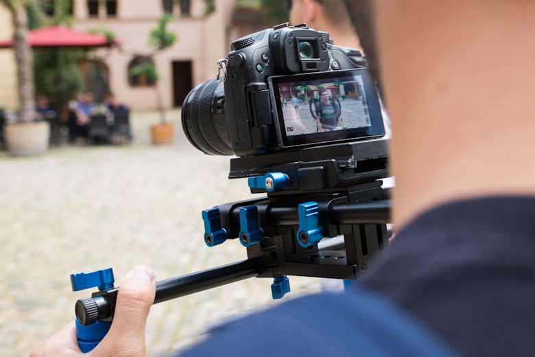 Videodreh mit 1&1 in Freiburg