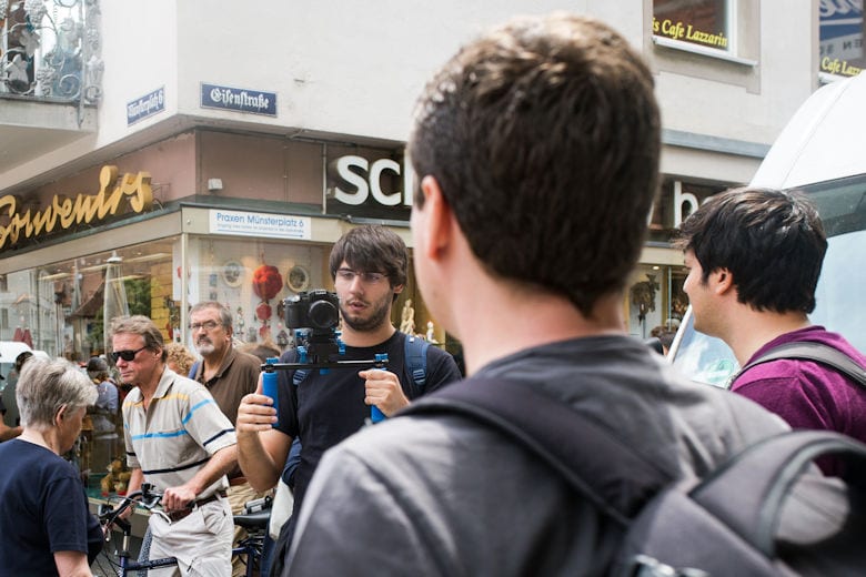 Videodreh mit 1&1 in Freiburg