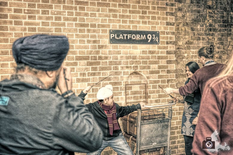 Gleis 9 3/4 Kings Cross - Harry Potter