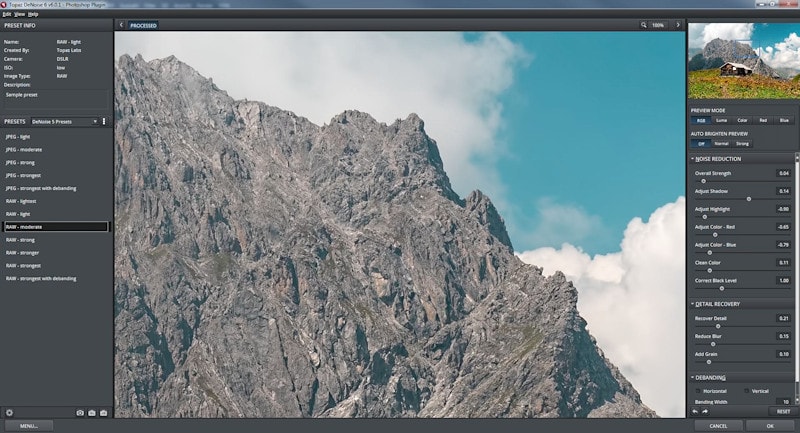 Bildbearbeitung - Rauschen entfernen mit Topaz DeNoise