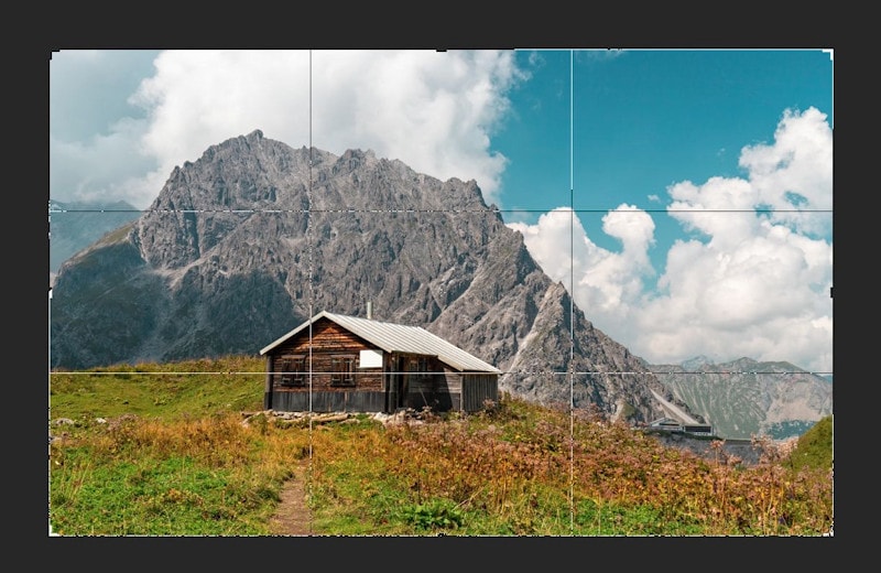 Bildbearbeitung - Zuschneiden nach der Drittelregel