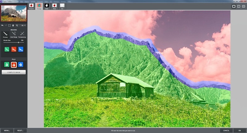 Bildbearbeitung - Maskieren mittels Topaz ReMask