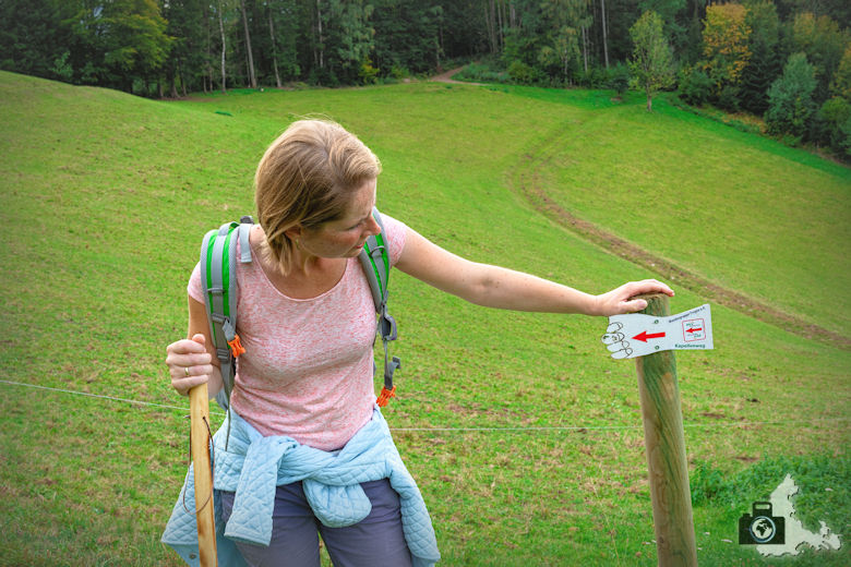 Wanderung Dreisamtal - Kapellenweg Stegen - Kaputter Wegweiser