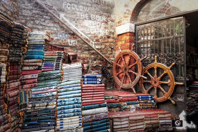 Fotografieren in Venedig - Libreria Acqua Alta