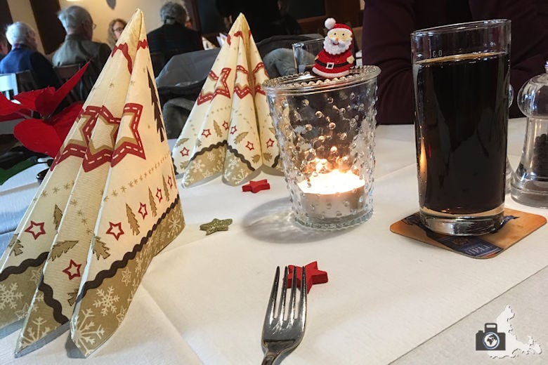 Restaurant-Test - Gasthaus Bären in Freiburg - weihnachtliche Deko