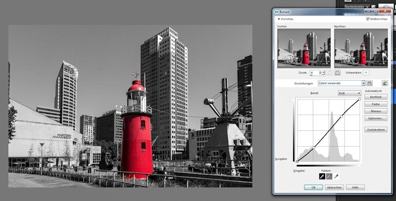 Kreative Bildbearbeitung Folge 003 - Kontrast erhöhen