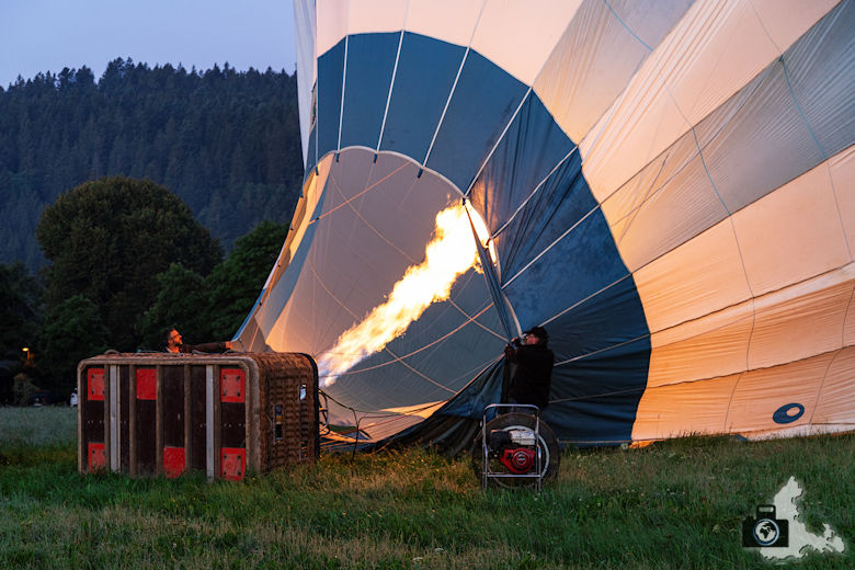 Heißluftballon, Hinterzarten, Schwarzwald