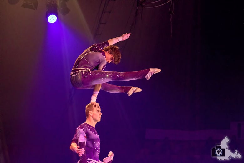 Weihnachtszirkus Circolo Freiburg 2019 - Gruppe Space Elements