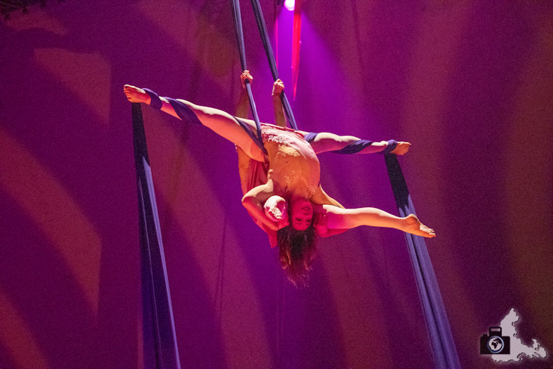 Weihnachtszirkus Circolo Freiburg 2019 - Duo Skyline