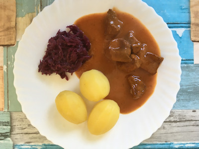 Rezept - Ungarisch - Feines Rindergulasch