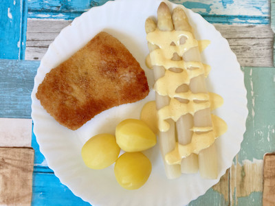 Rezept - Deutsche Küche - Spargel, Schnitzel, Kartoffeln