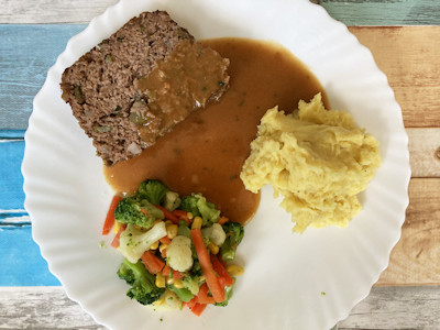 Rezept - Deutsche Küche - Hackbraten