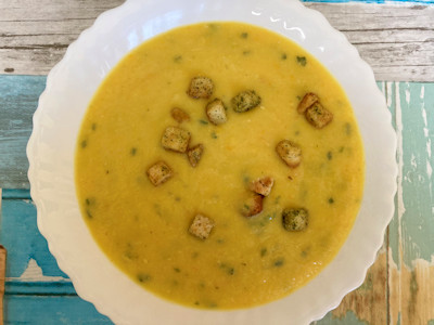 Rezept - Zucchini-Kokos-Cremesuppe