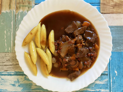 Rezept - Französische Küche -Boeuf Bourguignon