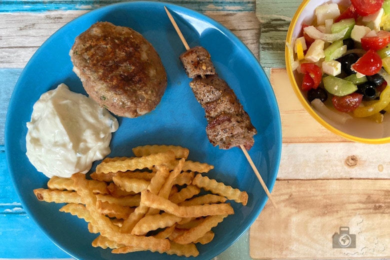 Griechisch kochen - Bifteki & Lammspieße