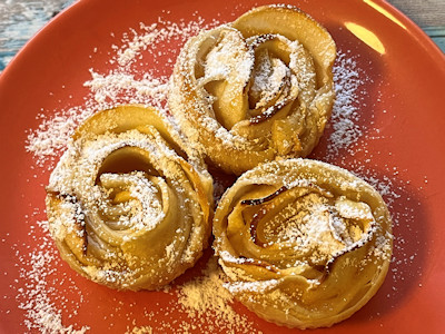 Apfelrosen Rezept