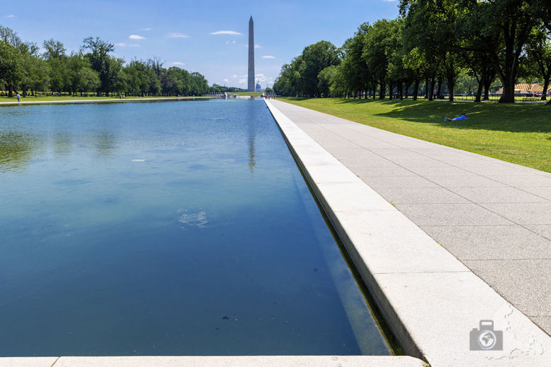 Washington D.C. - Lincoln Memorial Reflecting Pool, Washington Momument