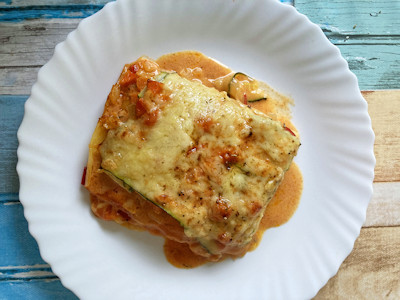 Vegetarische Küche - Gemüselasagne